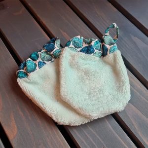 Terroir-Artisan - Entre Mer et Bélon - Mini-gants de toilette, lot de 2