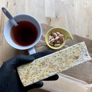 Terroir-Artisan - Nougat Amandine - Nougat Amandes Pistaches 125g – Nougat Amandine