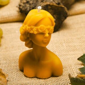 Terroir-Artisan -  - Bougie Décorative Femme aux yeux bandés