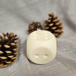Terroir-Artisan -  - Bougie décorative Dé de jeu