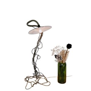 Terroir-Artisan -  - Lampe en métal torsadée Liana