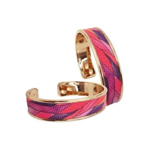 Terroir-Artisan -  - Bracelet cuir Feu Sacré
