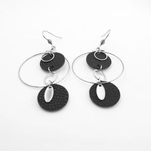 Terroir-Artisan -  - Boucles d’oreilles créoles doubles