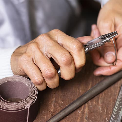 Terroir-Artisan - Bracelet cuir réversible Dikha - galerie Terroir-Artisan - Bracelet cuir réversible Dikha - galerie
