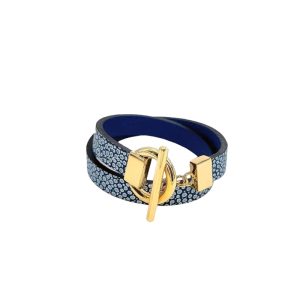Terroir-Artisan -  - Bracelet cuir réversible Dikha