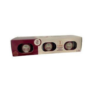 Terroir-Artisan -  - Coffret terrines de cochon 3X130gr – Conserverie Janine & Jean