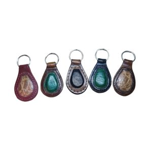 Terroir-Artisan -  - Porte-clé cuir Goutte d’eau