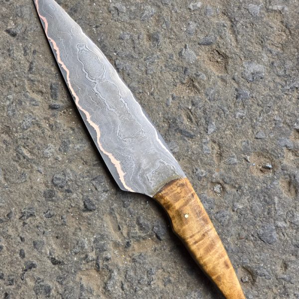 Terroir-Artisan couteau Pierre Roy couteau à steack Damas 1