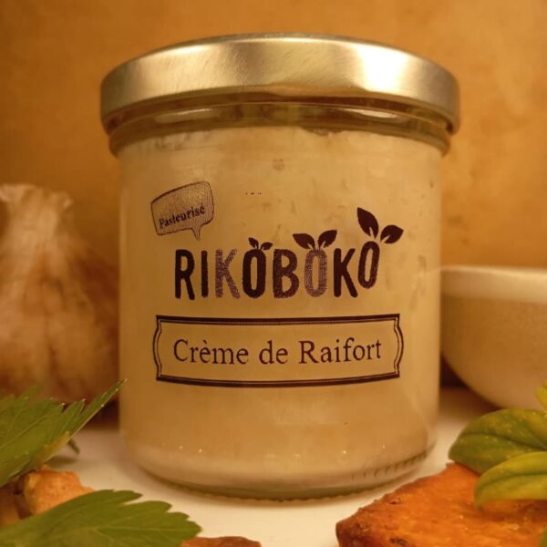 Terroir-Artisan rikobko crème de Raifort devant